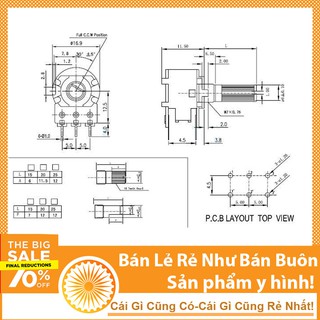 Triết áp đôi 100K ( Biến Trở Kép 100K )