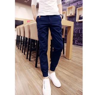 Quần Jogger KaKi Nam Có Khóa Chân MQ 09 - Xanh Tím Than
