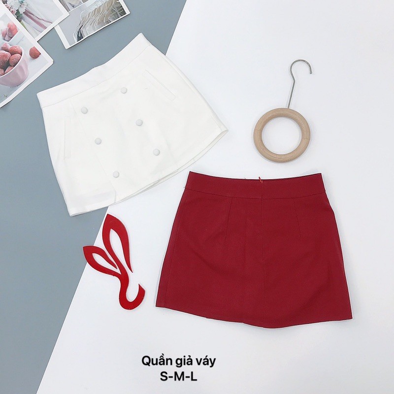 🌹 Quần giả váy 6 nút bọc  chất bao đẹp | BigBuy360 - bigbuy360.vn