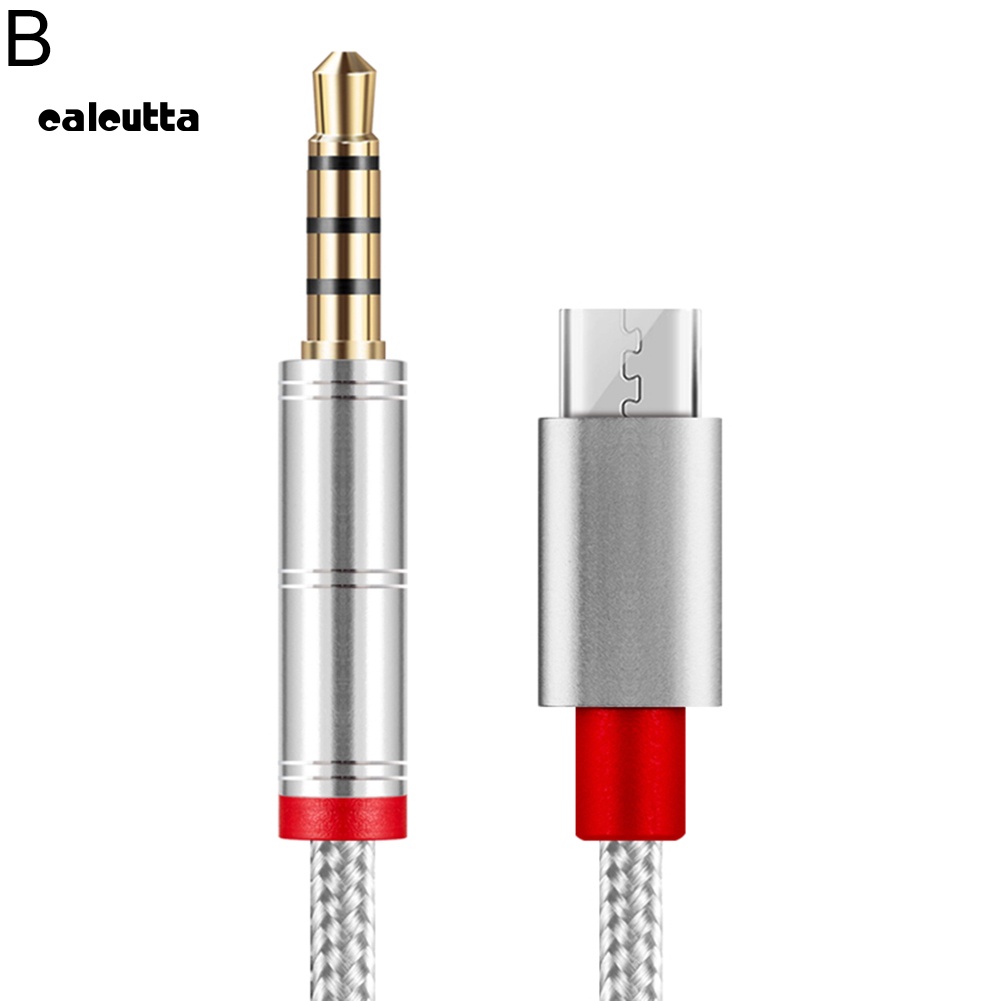 Cáp Chuyển Đổi Âm Thanh AUX 1m Type-C Sang 3.5mm Chuyên Dụng Cho Loa Xe Hơi Samsung