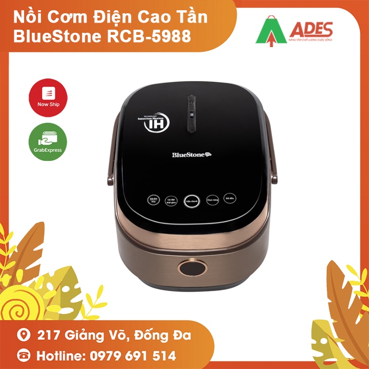 [Mã 154ELSALE2 giảm 7% đơn 300K] Nồi Cơm Điện Cao Tần BlueStone RCB-5988 1.5L | Mới