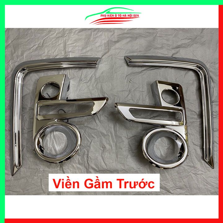 Ốp viền đèn gầm trước sau xe Raize 2021-2023mạ Crom chống trầy trang trí làm đẹp xe