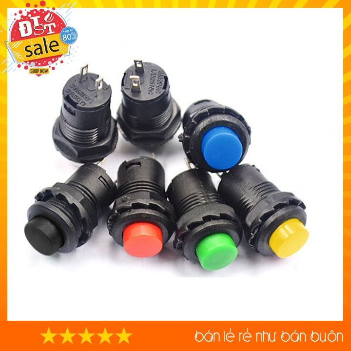 Nút nhấn 12mm DS-427 1.5A 250v