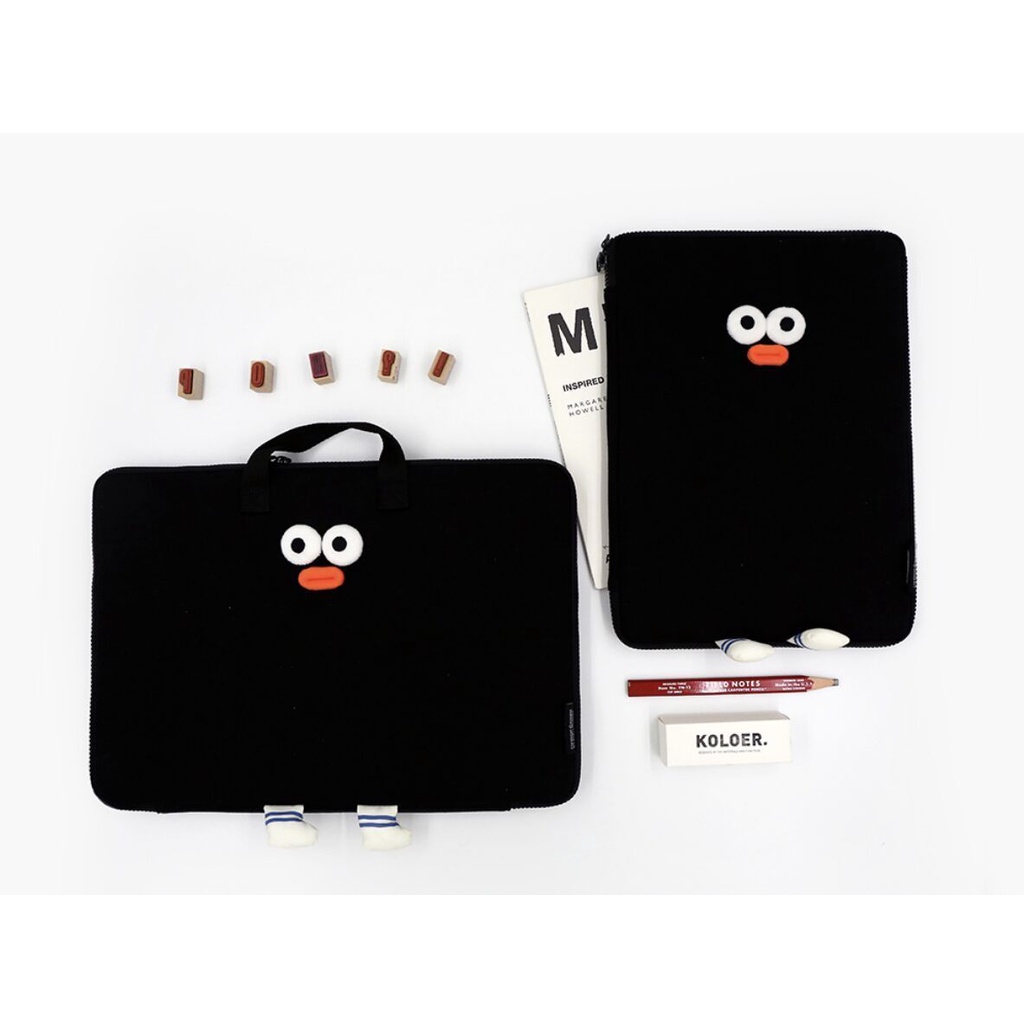 Túi đựng laptop máy tính bảng 11/13/15 inch họa tiết hoạt hình phong cách Hàn Quốc