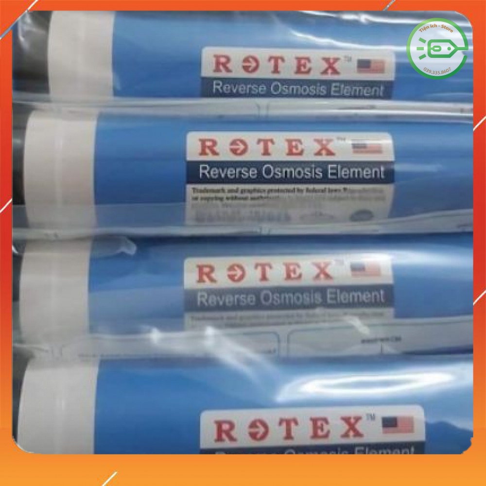 Màng Rotex 11 vòng, lõi lọc số 4, chính hãng 75 đầu dài màng lọc RO