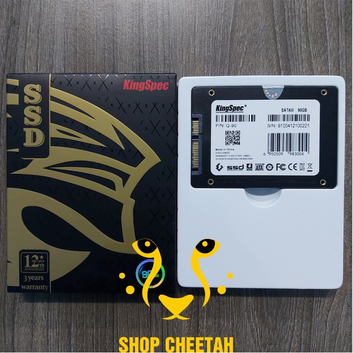 Ổ cứng SSD KingSpec 90GB – CHÍNH HÃNG – Bảo hành 3 năm – Tặng cáp dữ liệu Sata 3.0