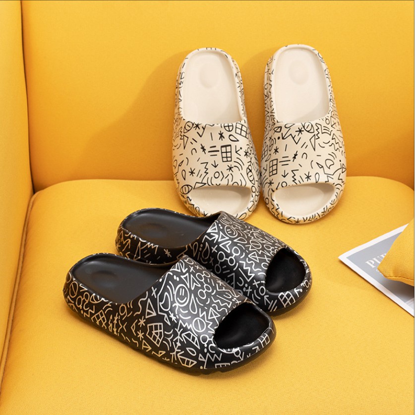 Dép bánh mỳ nữ - dép quai ngang hình gấu kute sieu hot 2022