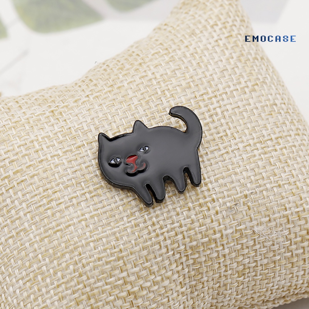 Huy Hiệu Cài Áo Hình Mèo Và Bí Ngô Đáng Yêu