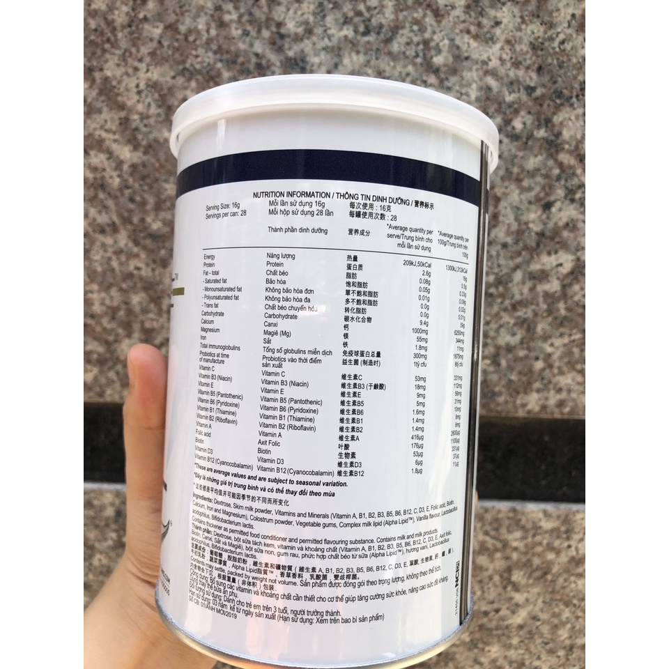 Sữa Non Alpha Lipid 450g Chính Hãng New Zealand