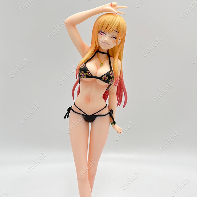 Mô Hình Nhân Vật My Dress-Up Darling Marin Kitagawa  23cm Anime Marine JK Coser Cosplayer Figure Packed in Box Bikini Model Sono Bisque Doll Wa Koi Wo Suru