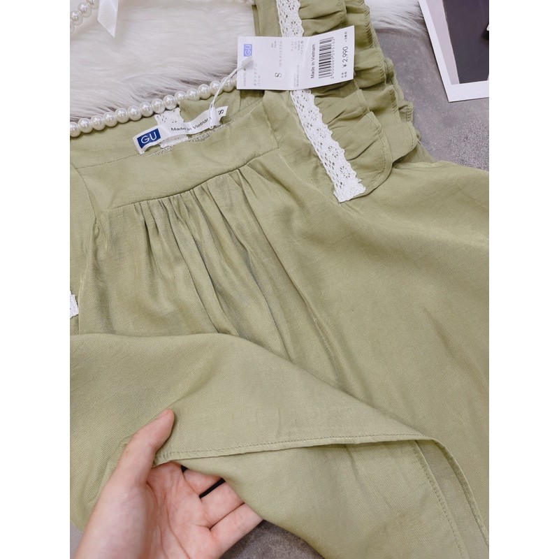 SNU312 BỘ ĐÙI NỮ GU ĐŨI TẰM  TAY CÁNH TIÊN VAI REN | BigBuy360 - bigbuy360.vn