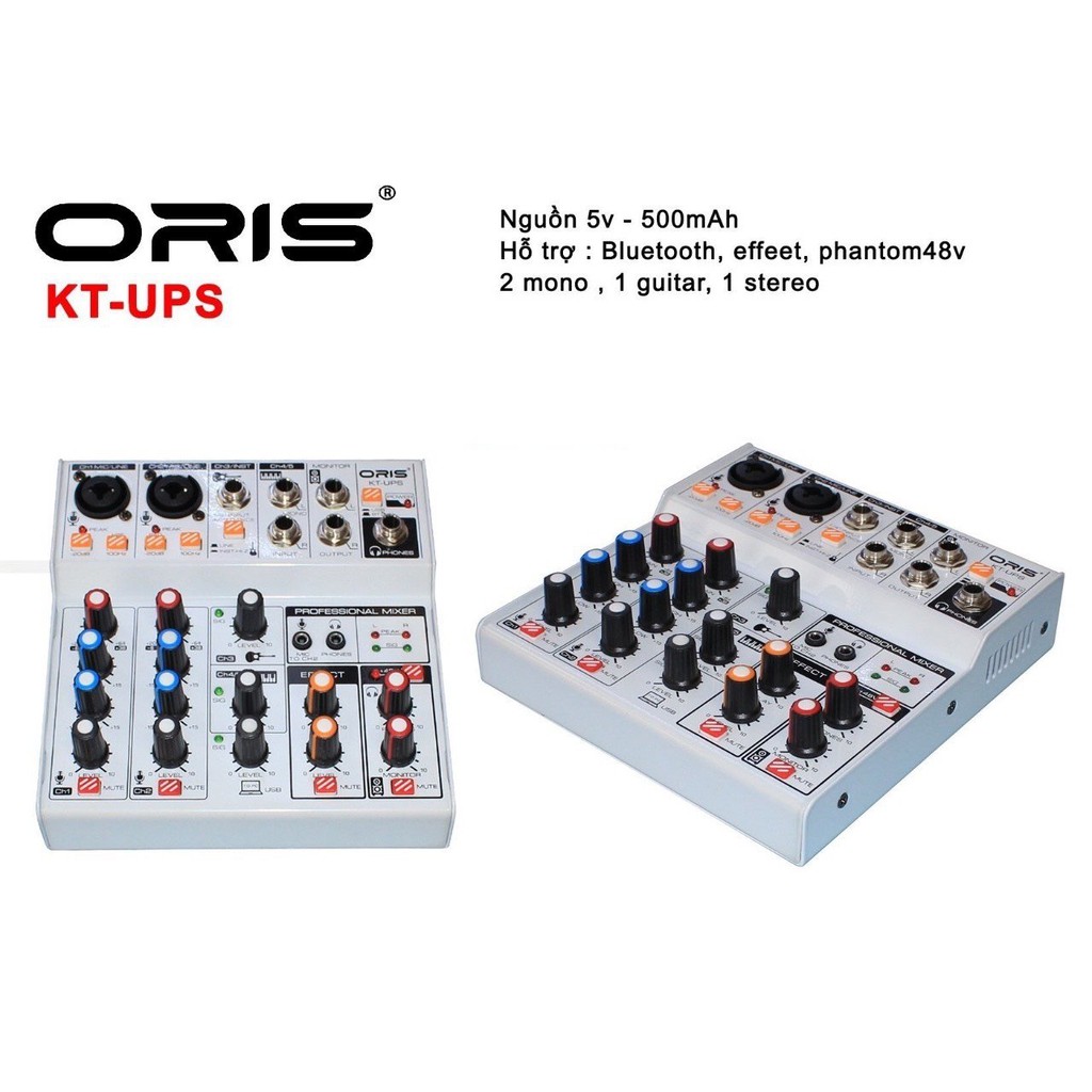 Bàn Mixer mini Oris KT-UPS có Bluetooth