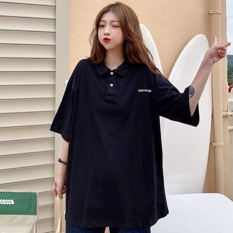 Áo Polo Nam Nữ Basic Nhiều Màu In Dòng Chữ