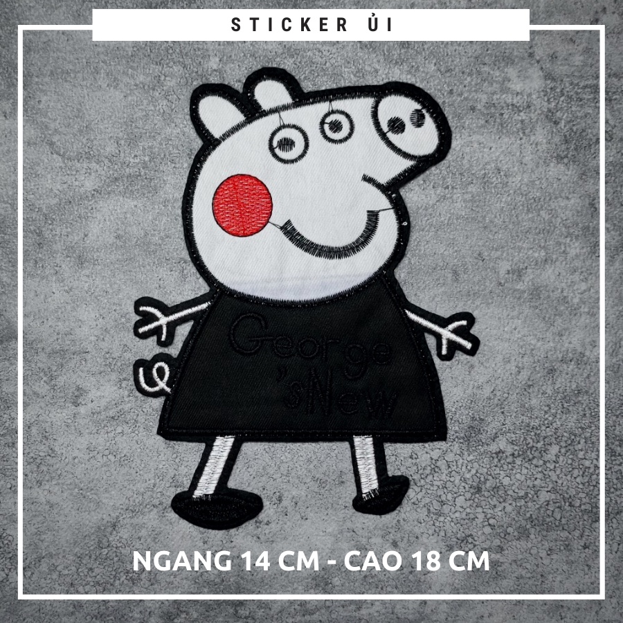 Sticker ủi áo Cao cấp - CÓ SẴN KEO ỦI - sticker vải dùng làm miếng vá áo, phụ kiện trang trí quần áo, balo, giày, nón