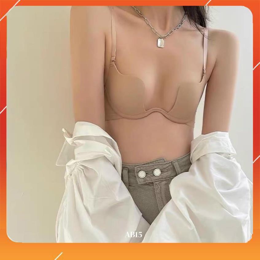 Áo ngực, Áo lót nữ su có gọng nâng ngực xẻ sâu chữ U linh hoạt mặc được nhiều kiểu Mã: A5332