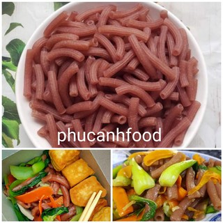  Nui ống gạo lứt làm từ 100% gạo lứt đỏ nguyên cám thực dưỡng eatclean giảm cân gói 500g