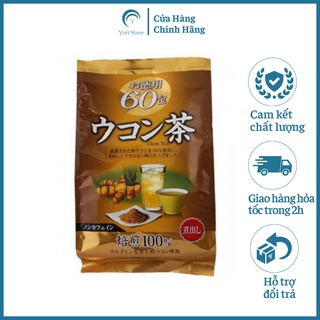 Trà nghệ Orihiro, Trà thải độc, mát gan Nhật Bản gói 60 túi