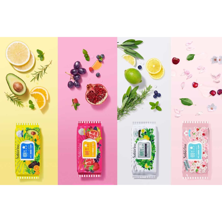 Mặt nạ buổi sáng hương trái cây BCL Saborino Morning Facial Sheet Mask