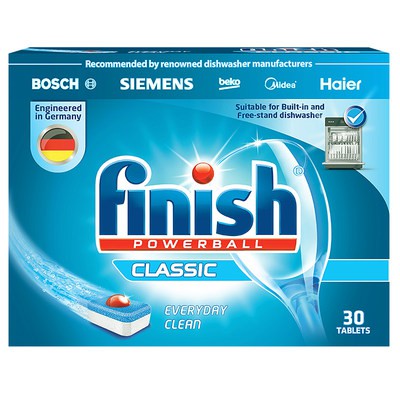 Finish tấm máy rửa chén chuyên dụng rửa khối đẹp Siemens máy rửa chén chất tẩy rửa sáng bát đĩa nhập khẩu