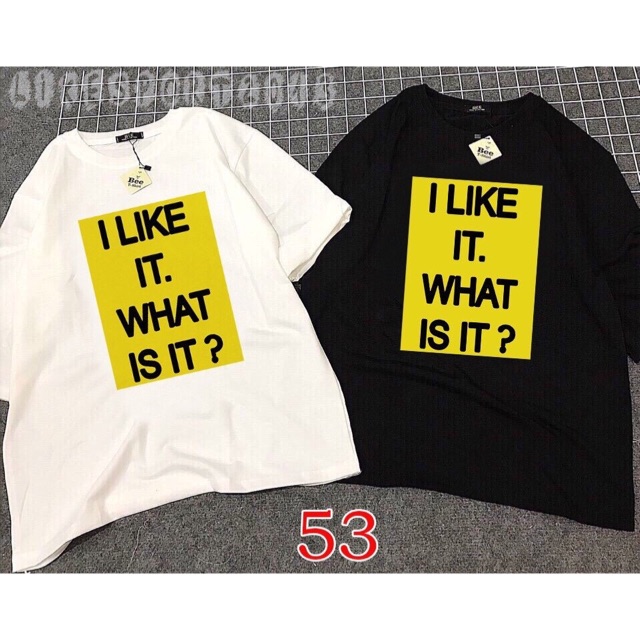 Áo thun I Like it có size lớn