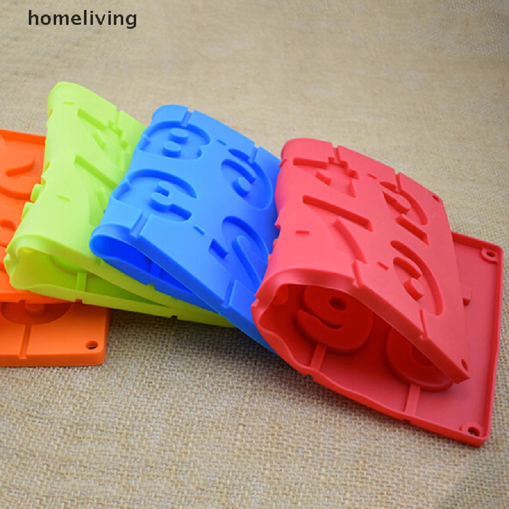 Khuôn Silicone Làm Bánh Kẹo Hình Số 0-9 3D Độc Đáo
