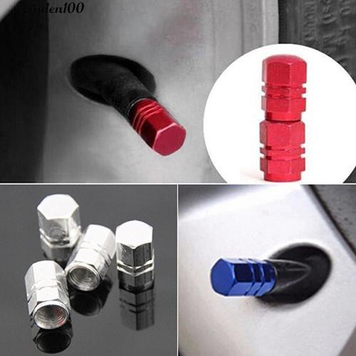Set 4 nắp van lốp xe bằng hợp kim nhôm chất lượng cao