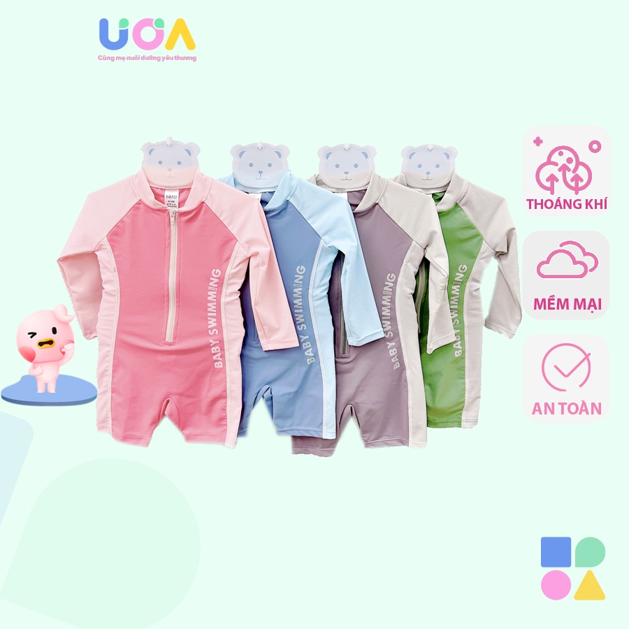 Bộ Body Bơi Cho Bé Dài Tay Hrnee Chống Nắng Cho Bé Từ 9 Tháng Tuổi