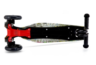 Xe scooter 2 bánh trước có đèn flash
