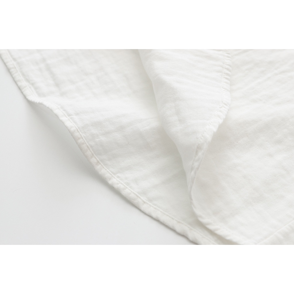 Áo Sơ Mi cotton Hai Lớp Tay Dài Thêu Hình Chuột mickey Phong Cách Nhật Bản 2022