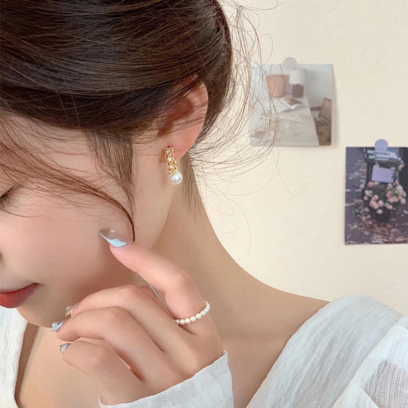 Bông Tai Mạ Bạc 925 Thiết Kế Sang Trọng Thời Trang