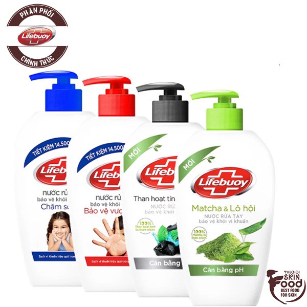 Nước Rửa Tay Bảo Vệ Khỏi Vi Khuẩn Lifebuoy