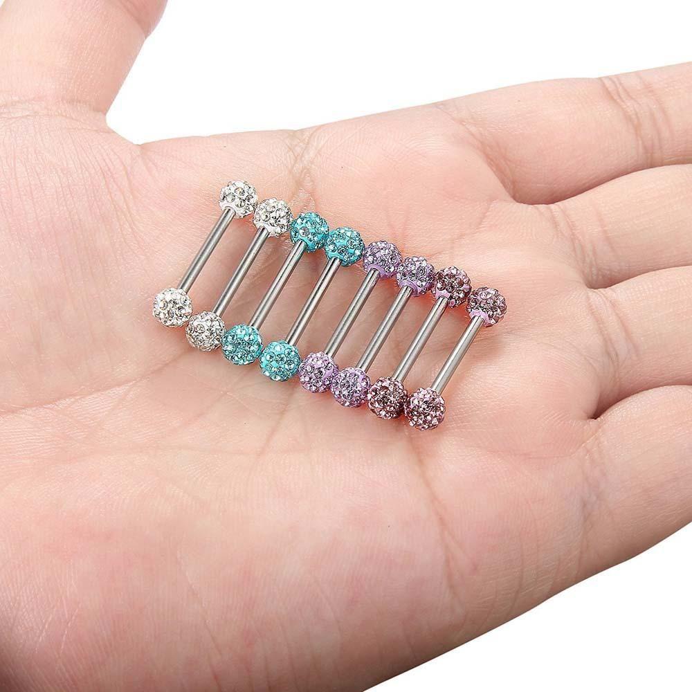 MXGOODS Khuyên Lưỡi Bằng Thép Không Gỉ Cá Tính Dành Cho Cả Nam Và Nữ