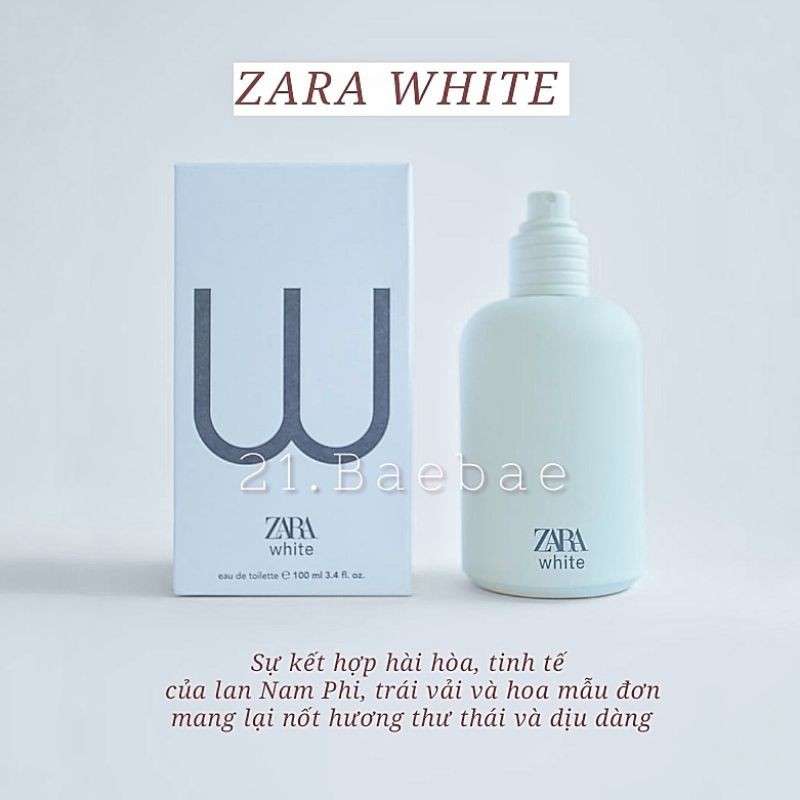MẪU MỚI - Nước hoa Zara White 100ml