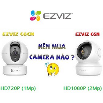 Camera IP WIFI Xoay 2M 1M Ezviz C6N (1080P) TY2 (1080P) C6CN (720P) Chính Hãng - Bảo Hành 24TH