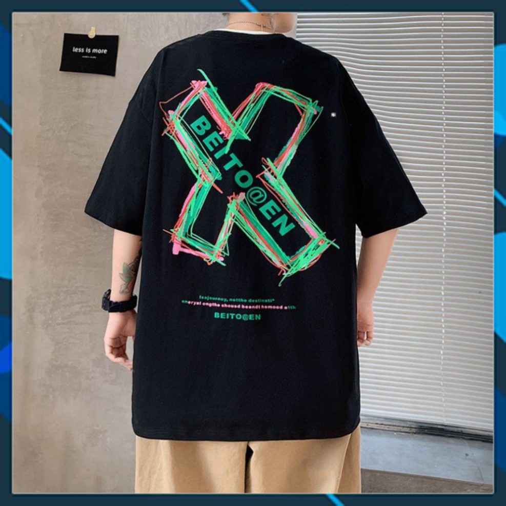 Áo Thun Tay Lỡ Form Rộng Beitoen Siêu Hot🍁 Unisex nam nữ đều mặc được