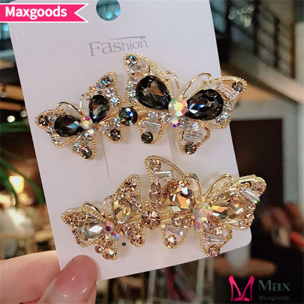 Kẹp Tóc Đính Kim Cương Giả Toàn Phần Lưng Cho Nữ