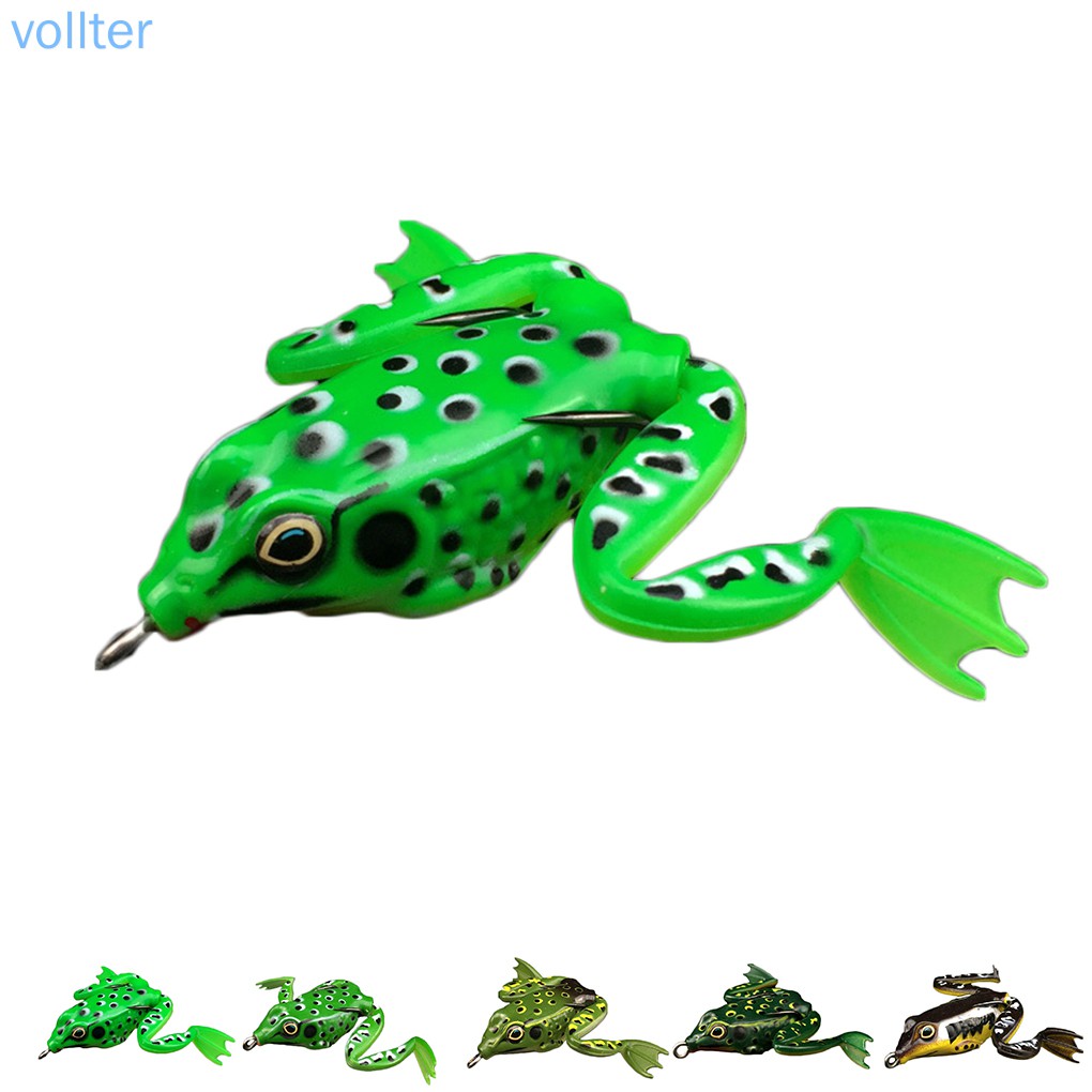 【Sản phẩm khuyến cáo】5cm Frog Spinner Colorful Fishhook Fishing Hook Lure Minnow Salmon Fish Lure Trout Artificial Bait