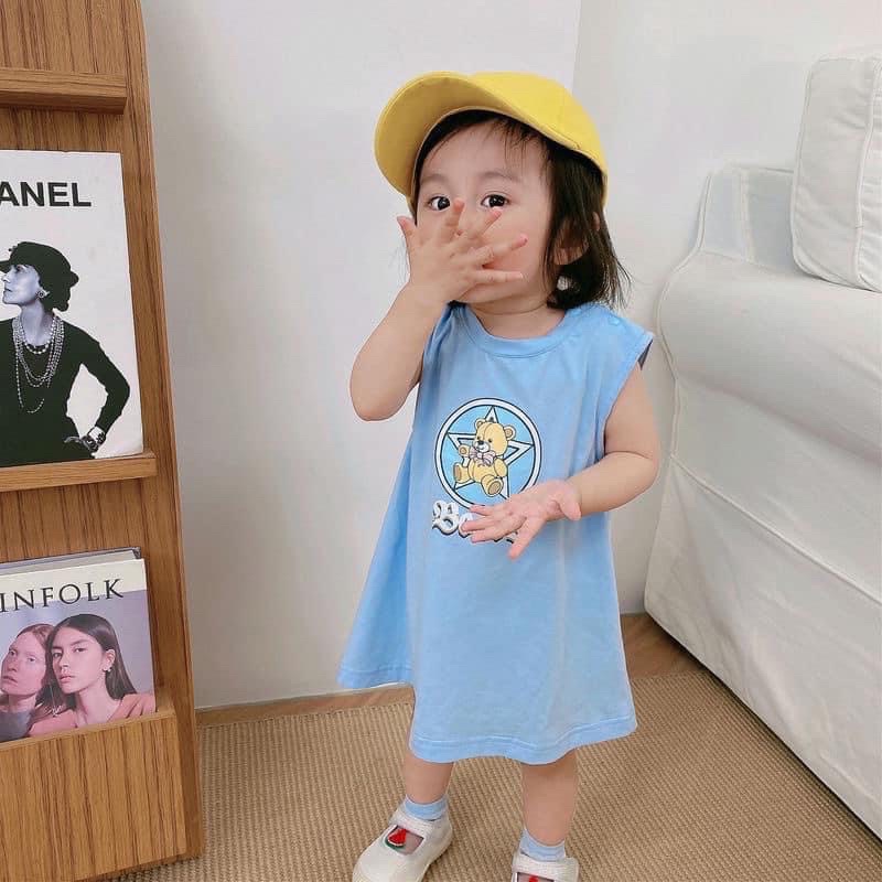 Sét 2 váy cho bé gái xát nách