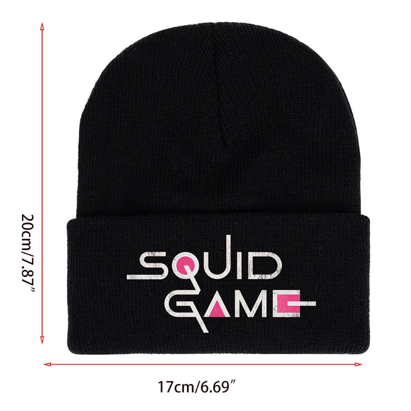 Wmmb Mũ Len Beanie Dệt Kim Đáng Sợ Giữ Ấm Mùa Thu Đông Phong Cách Đường Phố Giáng Sinh Halloween