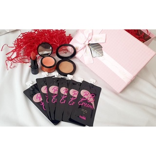 Hộp quà tặng trang điểm mỹ phẩm Hàn Quốc 4 trong 1, quà tặng mỹ phẩm sinh nhật, Valentine và các dịp đặc biệt