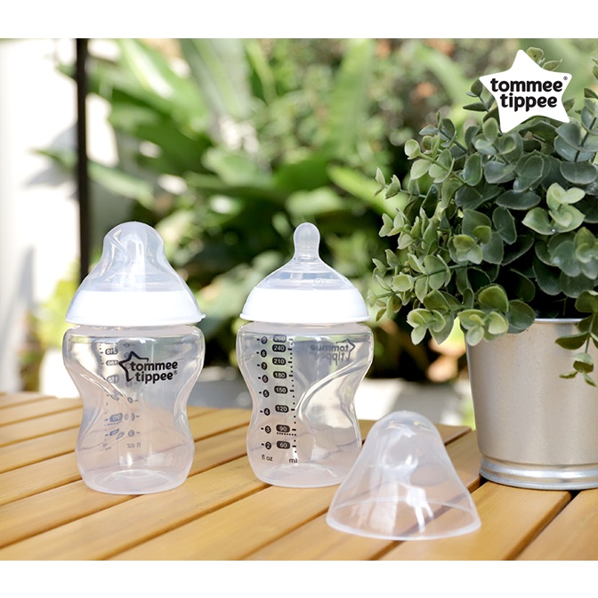 Bình sữa ty siêu mềm tự nhiên Tommee Tippee Closer to Nature PP 340ml-Xanh ngọc