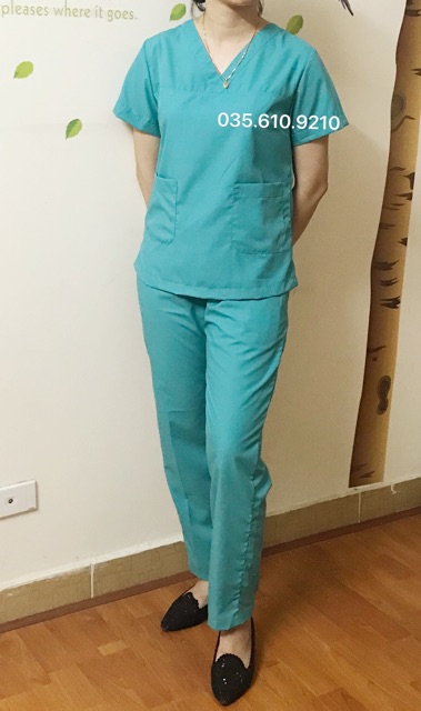 Đồng Phục Spa, Đồng Phục Thẩm Mỹ - Màu XANH NGỌC