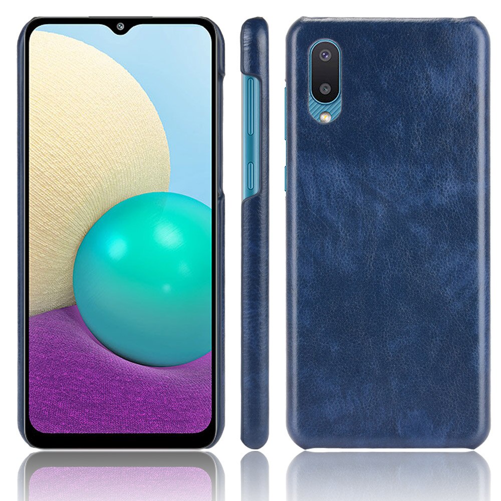 Slim  Samsung A02 Case Litchi Skin Pattern PU Leather and PC Book Cover  Samsung Galaxy A02 A 02 A022F Phone Case 6.5''