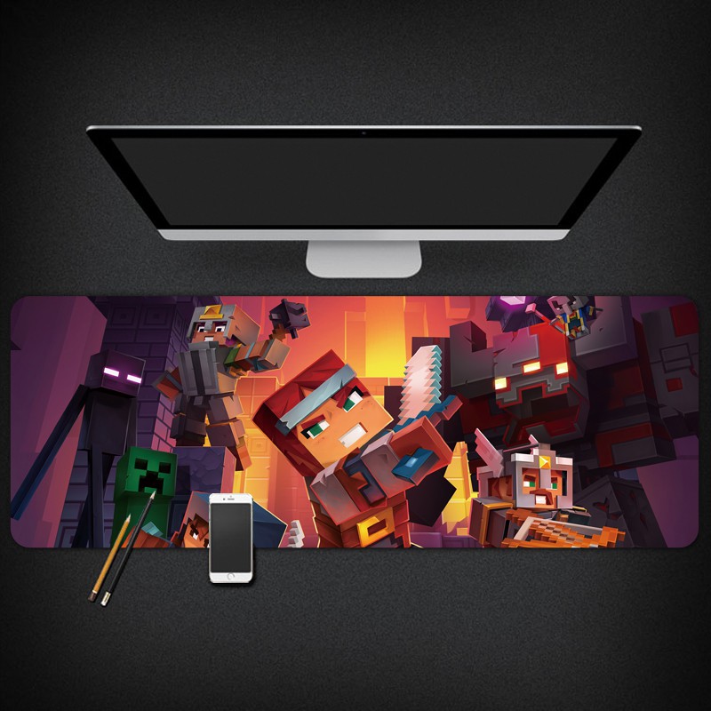 Minecraft MineCraft Trò chơi Hàng hóa Chuột Pad Bàn phím Máy tính Bàn phím Bàn phím Bàn chơi Game siêu dày Miếng lót chuột