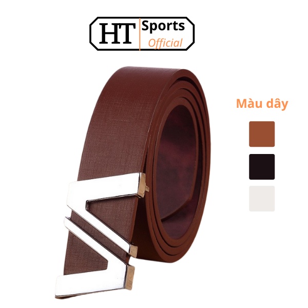 Thắt lưng nam cao cấp HT Sports, dây nịt nam khóa đinh thiết kế trẻ trung, sang trọng phù hợp mọi lứa tuổi