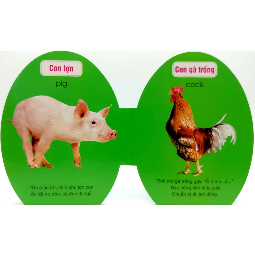 Sách Quả Trứng Đáng Yêu Của Bé - Động Vật Nuôi