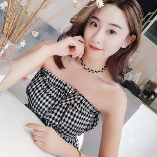 Vòng đeo cổ thời trang dây chuyền đính hạt - Mã CK005