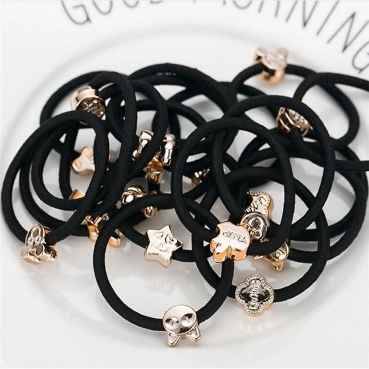 Dây buộc tóc cho mẹ và bé họa tiết nhỏ xinh