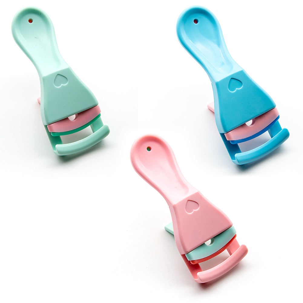 [Hàng mới về] Kẹp bấm mi tay cầm bằng nhựa PVC mini | BigBuy360 - bigbuy360.vn