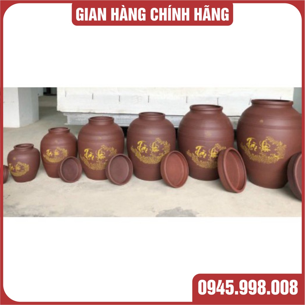 [CHUM SÀNH 10L] CHUM NGÂM RƯỢU 10 LÍT GỐM SỨ BÁT TRÀNG - HÀNG THỦ CÔNG VẼ TAY ĐẸP CHUẨN MÀU- XƯƠNG GỐM DÀY DẶN BỀN ĐẸP